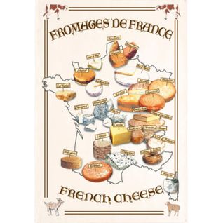 Torchon Carte Fromages Winkler