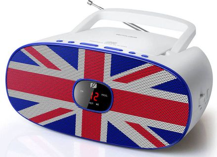 Radio Cd Portable Uk Flag - Md205uk