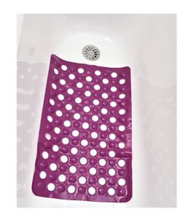 Tapis Fond De Baignoire Anti-dérapant En Pvc 60 X 38 Cm  Aubergine