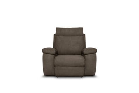 Fauteuil De Relaxation Manuel Houda En Tissu - Taupe