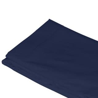 Drap Plat Coton Made In France Bleu Marine 240x310