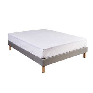 Drap Housse Coton Bonnet 27 Made In France Blanc 180x200