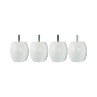 Pied Boule Bois (lot De 4)