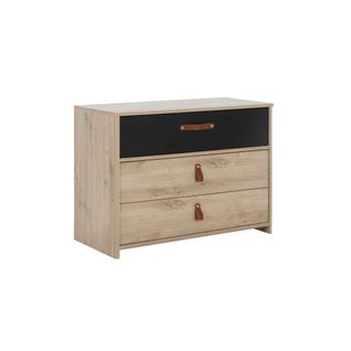 Commode 3 Tiroirs Naturel