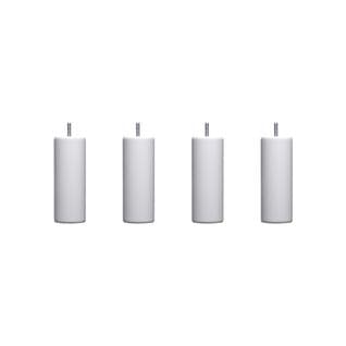 Pied Cylindrique Bois (lot De 4)