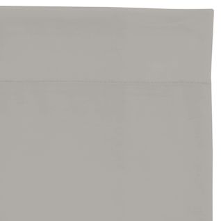 Drap Plat Coton Made In France Gris 180x290
