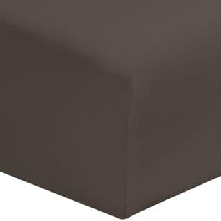 Drap Housse Coton Bonnet 40 Made In France Anthracite 140x200