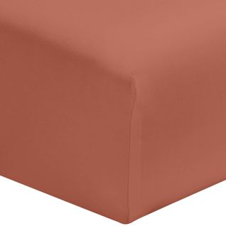 Drap Housse Coton Bonnet 30 Made In France Orange 120x200