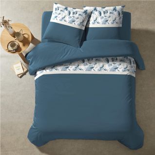 Parure De Lit Automnia Bleu 240x220