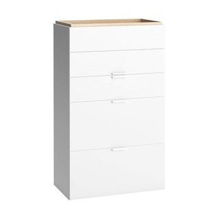 Commode 5 Tiroirs Blanc