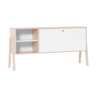 Commode 1 Porte 2 Niches Bois Clair