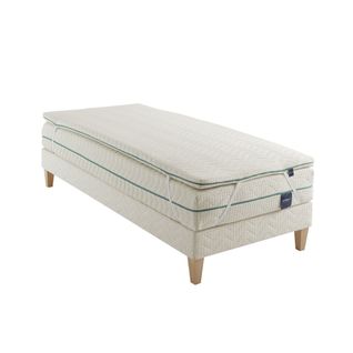 Surmatelas Éco-responsable Latex Naturel Aube Soutien Mi-ferme 90 X 190 - Accueil Très Moelleux