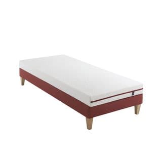 Ensemble Matelas Latex, Sommier Crépuscule 200 Soutien Ferme 80 X 200 - Accueil Moelleux