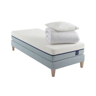 Ensemble Matelas Mousse Accueil Mémoire De Forme, Sommier, Couette, Oreiller Songe 600 120x200