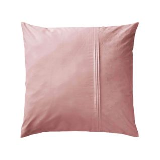 Taie D'oreiller 100% Coton Broderie Anglaise Rose 63x63