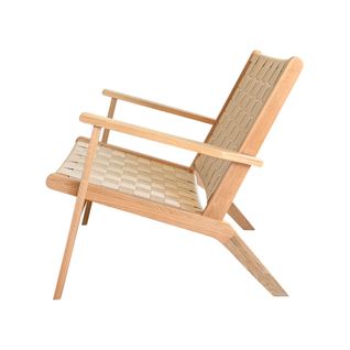 Fauteuil Bois Massif Et Tissu