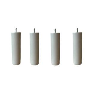 Pied Cylindrique Gris (lot De 4)