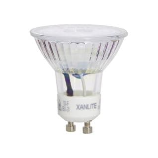 Ampoule LED Spot, Culot Gu10, 4,5w Cons. (35w Eq.), Lumière Blanc Chaud, Angle Focalisé