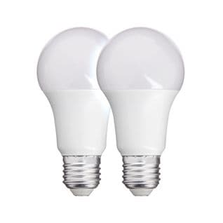 Pack De 2 Ampoules LED Classiques (a60), Culot E27, 11w Cons. (75w Eq.), 1055 Lumens, Lumière Blanc