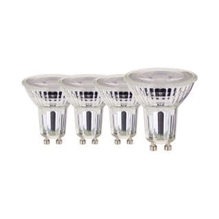 Lot De 3 Ampoules Spot + 1 Gratuite, Culot Gu10, 5w Cons. Et 50w Eq., Lumière Blanche Neutre