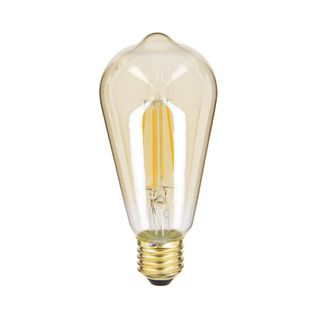 Ampoule LED (st64) Edison / Vintage Au Verre Fumé, Culot E27, 4w Cons. (23w Eq.), 230 Lumens,