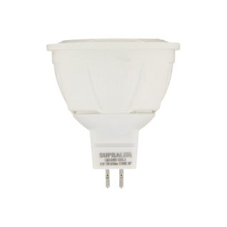 Supraled - Ampoule LED (spot), Culot Gu5,3, Conso. 7w (eq. 50w), 620 Lumens, Blanc Chaud - Lm50ws