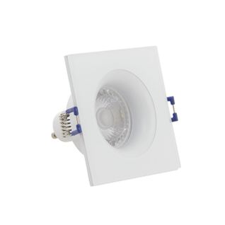 Spot Gu10 50w 4000k Carré Blanc Ip44