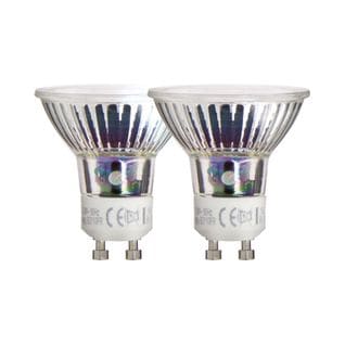 Lot De 2 Ampoules Smd LED, Culot Gu10, 520 Lumens, Équivalence 75w, 2700 Kelvins, Blanc Chaud
