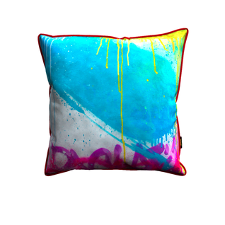 Coussin Velvet Streetart Flashback