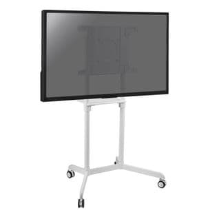 Chariot Écran TV 37''-70'' Compatible Samsung Flip® Et Microsoft Surface Hub® 2s, Blanc