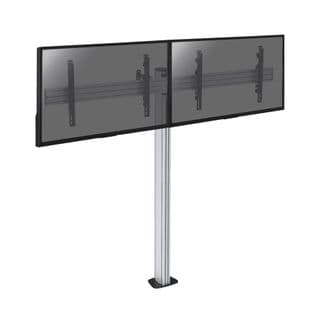 Support Sur Pied Pour 2 Écrans TV 50'' - 55'' - Hauteur 175cm - à Visser