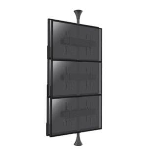 Support Sol-plafond Inclinable Pour 6 Écrans TV  Back To Back 32'' - 75''