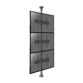 Support Sol-plafond Inclinable Pour 3 Écrans TV 32'' - 75''