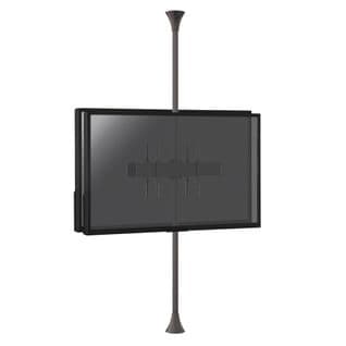 Support Sol-plafond Inclinable Pour 2 Écrans TV Back To Back 32'' - 75''