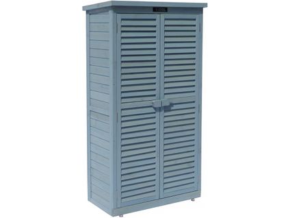 Armoire De Jardin "space" - 87 X 46.5 X 160 Cm - Bleu Ciel