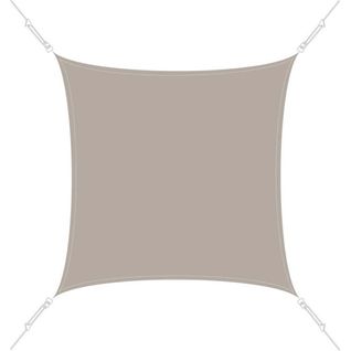 Voile D'ombrage Carrée 4 X 4m Taupe