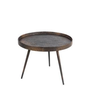 Jonamai - Table Basse Ronde En Métal Ø58cm - Couleur - Bronze