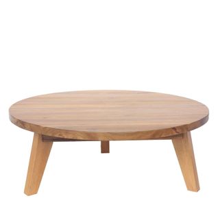 Table Basse En Bois D'acacia Ø80cm