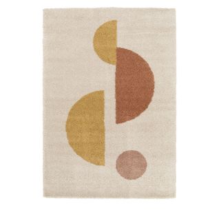 Tapis Contemporain à Motif Géométrique