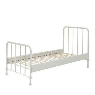 Atticora - Lit Enfant En Métal 90x200cm - Couleur - Blanc