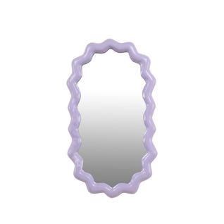 Viena - Miroir Ovale 20x35cm - Couleur - Lilas