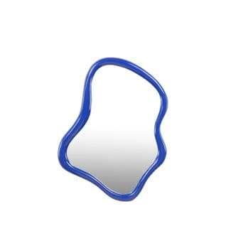 Tarente - Miroir De Forme Organique 54x40cm - Couleur - Bleu