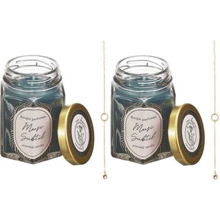 Bougie Parfumée En Bocal Avec Bijou Surprise (lot De 2)