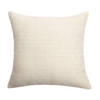 Housse De Coussin 40 X 40 Cm Ecru Fil Lurex Doré