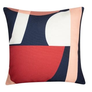 Housse De Coussin 100% Coton 40 X 40 Cm Imprimé Design Moderne Multicolore