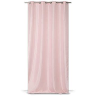 Rideau 140 X 250 Cm à Oeillets Chiné Rose Blush