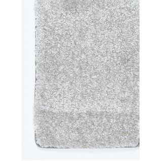 Tapis Salon 200x200 Tissé Gris Carré Motif Uni Epaissia