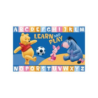 Tapis Enfant 50x80 Winnie J Bleu