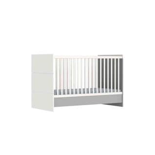 Lit Bébé Évolutif Anthracite En Bois Et Réglable En Hauteur Java 70x140