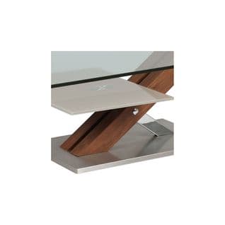 Table Basse En Verre Et Bois - Ray